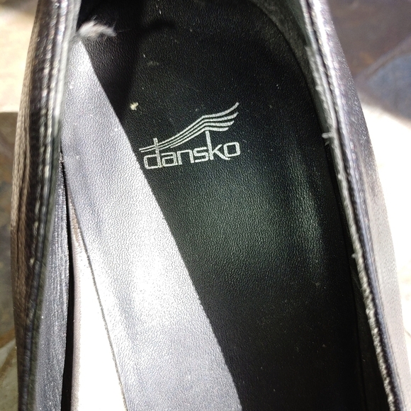 DANSKO BLACK LEATHER MARY JANE SHOES ~ SIZE 12 - Picture 4 of 7